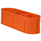 MULTIWALL Boîte d'encastrement tripolaire M3x60F 3xfi60mm orange