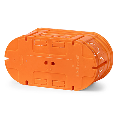 MULTIWALL Scatola da incasso bipolare M2x60F 2xfi60mm arancio
