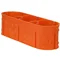 MULTIWALL Триполюсна коробка прихованого монтажу M3x60F 3xfi60mm оранжева