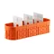 MULTIWALL Vierpolige Unterputzdose M4x60F 4xfi60mm orange