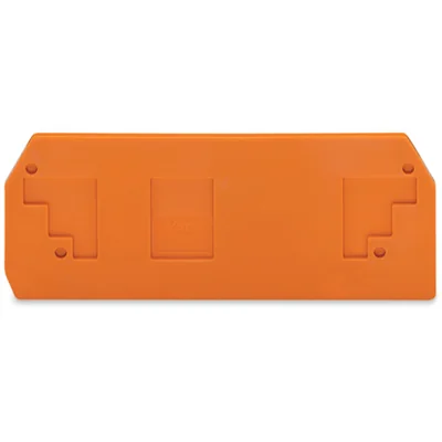Mur d'extrémité orange