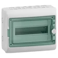 Mureva přisazené pouzdro (dříve Kaedra) IP65 MRV-1-12-NT-T průhledné dveře 1 řada 12 modulů/řada