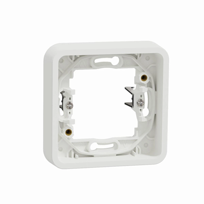 MUREVA STYL IP55 Base empotrable simple con garras blancas