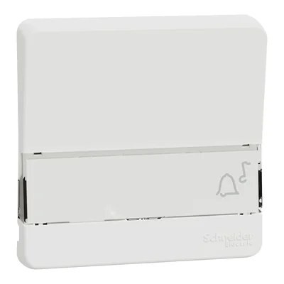 MUREVA STYL IP55 Button with description field white