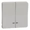 MUREVA STYL IP55 Doppia chiave con finestra bianca