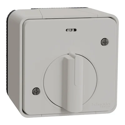 MUREVA STYL IP55 Weiße Zeitschaltuhr