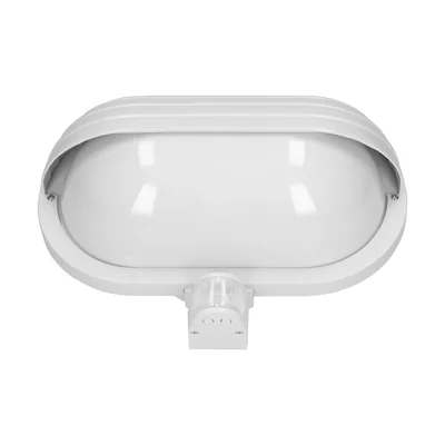 MUSAM, garden lamp with 180° motion sensor, 1x60W, E27, IP44, with shutter, plastic, white