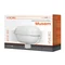 MUSAM Gartenleuchte mit 180°-Bewegungsmelder, 1 x 60 W, E27, IP44, mit Verschlussklappe, Kunststoff, weiß