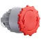 Mushroom button drive - safety class B red