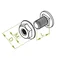 Mushroom head screw, SGKM6x20