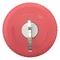 Mushroom pushbutton actuator, red, M22-PVS