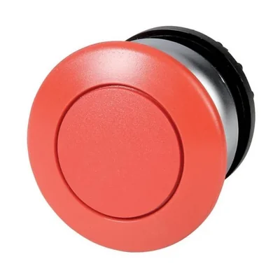 Mushroom pushbutton with spring return, red, M22-DP-R