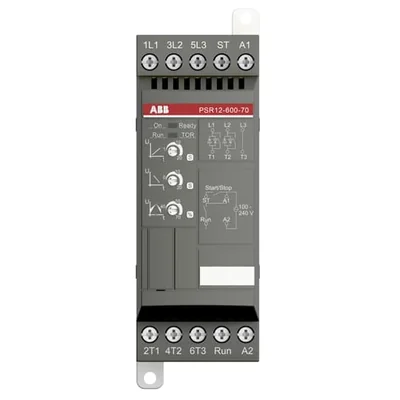 М'який пускач PSR12-600-70 - 12 A - 208 ... 600 В змінного струму, потужність 5,5 кВт при 400 В
