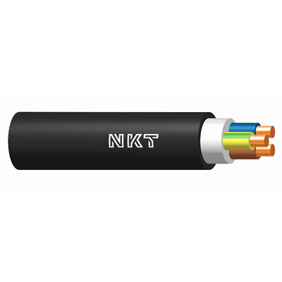 N2XH-J 0,6/1kV 4x1,5 RE B2ca s1a d1 a1 Halogenfreies, flammwidriges Kabel mit Kupferleiter und Isolierung aus vernetztem, halogenfreiem Material D 500 m