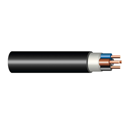 N2XH-J 0,6/1kV 5x2,5 RE B2ca s1a d1 a1 Cable ignífugo libre de halógenos con conductor de cobre y aislamiento de material reticulado libre de halógenos D 500 m