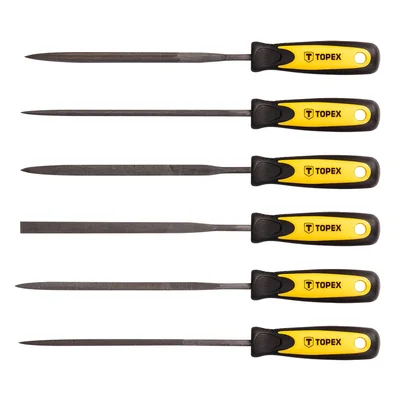 Nadelfeilen für Metall, 6er-Set