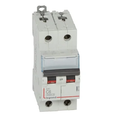 NADPROUDOVÝ JISTIČ S 302 2P C 6A 6000A Řada DX3
