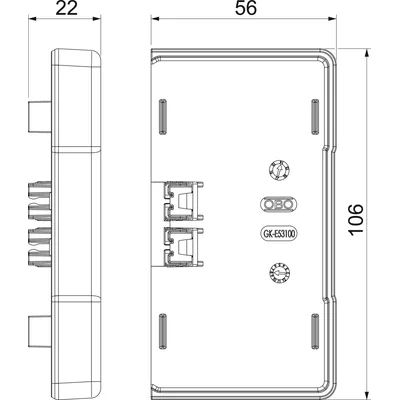 Наконечник GK-E53100LGR для Rapid 45-2 100