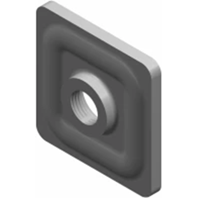 Nakrętka wzmocniona ocynkowana grubość 2mm szerokość 35mm