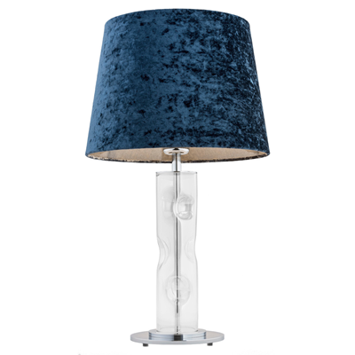 NANCY Table lamp navy blue velor