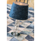 NANCY Table lamp navy blue velor