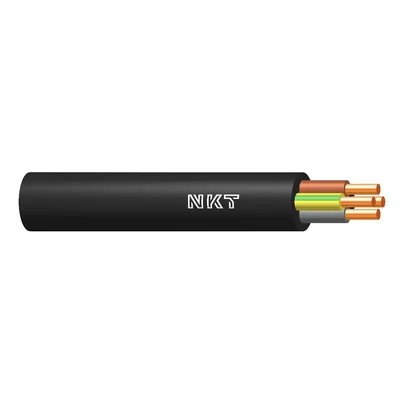 Napájecí kabel YKYżo 0,6/1 kV 4x4 s měděným vodičem a PVC izolací