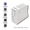 Napájecí zdroj na DIN lištu Qoltec | 60W | 12V | 5A | Bílý | Tenký