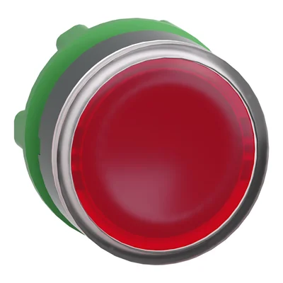 Napęd przycisku, podświetlany, LED, czerwony