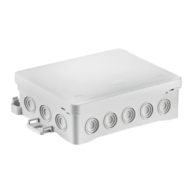 Nástěnná instalační krabice NS9 FASTBOX&HOOK, šedá