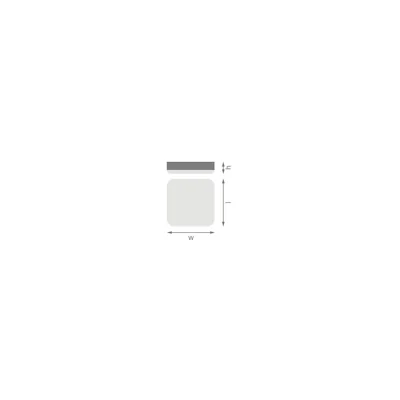 Nástěnné svítidlo SURFACE SLIM SQ 260 P 26W 840 IP65 EUE LEDV