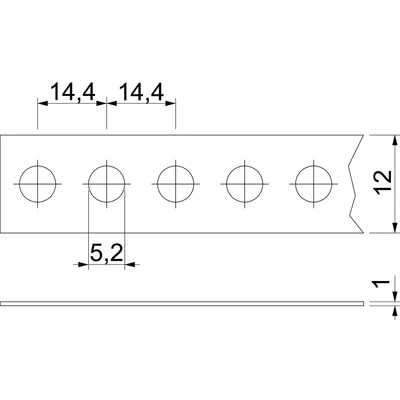Nastro di montaggio 12X1MM, 5055 I12 FS