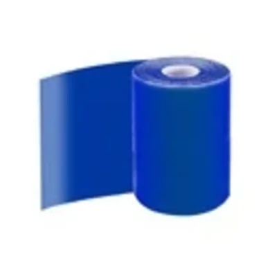 Nastro di segnalazione e localizzazione per acquedotti, blu con inserti metallici, largo 20 cm.