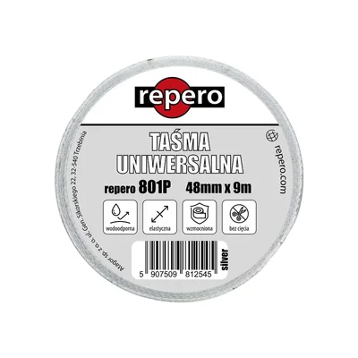 Nastro REPERO 801P, argento, 48mmx9m
