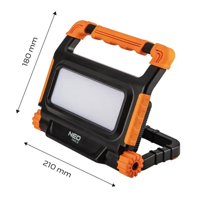 Naświetlacz akumulatorowy 3000 lm SMD LED