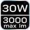 Naświetlacz akumulatorowy 3000 lm SMD LED