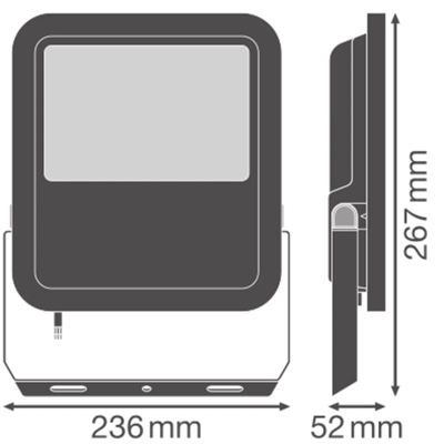 Naświetlacz FLOODLIGHT 100 69W 10KLM 840 PS SY100 BK