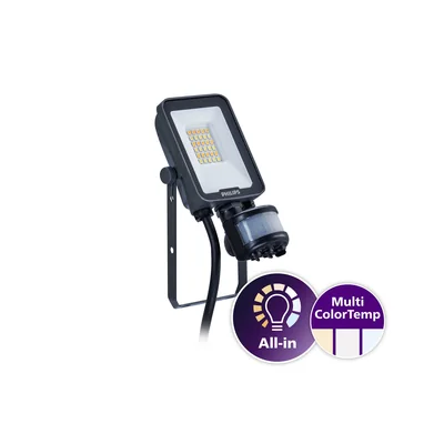 Naświetlacz Philips Ledinaire BVP167 10W 1100; 1200lm all-in 3000; 4000; 6500K LED12/830_40_65DOB 10W SWB MDU 5 lat gwar