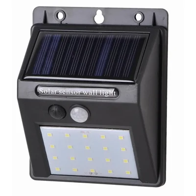 Naświetlacz solar 1,1W 80lm 3,7Vx1200mAh 770 IP44 sensor 5,5V