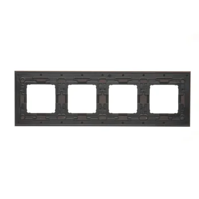 Nature-Drewno ZŁOTE WENGE 4-fold frame IP20/IP44