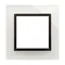 Nature-Glass 1-fold frame STORM CLOUD IP20/IP44