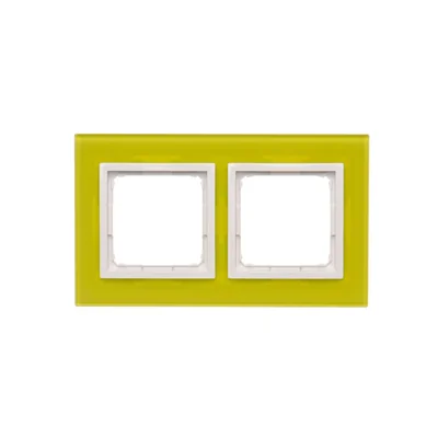 Nature-Glass 2-fold frame LIME SORBET IP20/IP44
