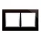 Nature-Glass 2-fold frame MOON LAVA IP20/IP44