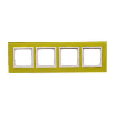 Nature-Glass 4-fold frame LIME SORBET IP20/IP44