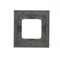 Nature-Metal 1-fach Rahmen SATINIERTES GLAS IP20/IP44