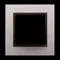 Nature-Metal 1-fold frame SATIN DARK IP20/IP44