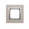 Nature-Metal 1-fold frame SATIN GLASS IP20/IP44