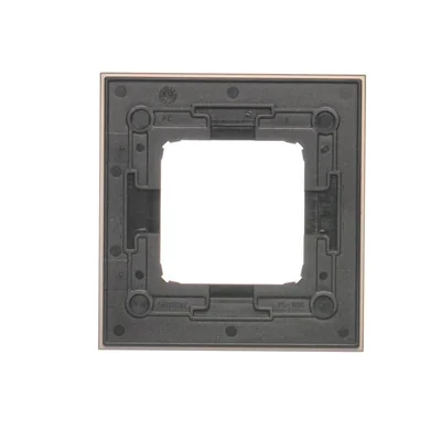 Nature-Metal 1-násobný rám SATÉNOVÝ LESK IP20/IP44