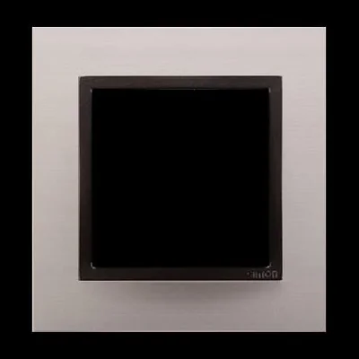 Nature-Metal 1-násobný rám SATIN DARK IP20/IP44