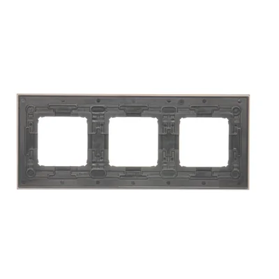 Nature-Metal 3násobný rám SATÉNOVÝ LESK IP20/IP44