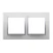 Nature-Metal INOX CLASSIC 2-fach Rahmen IP20/IP44